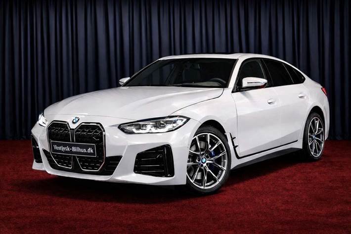 Hvid BMW i4 fra 2023