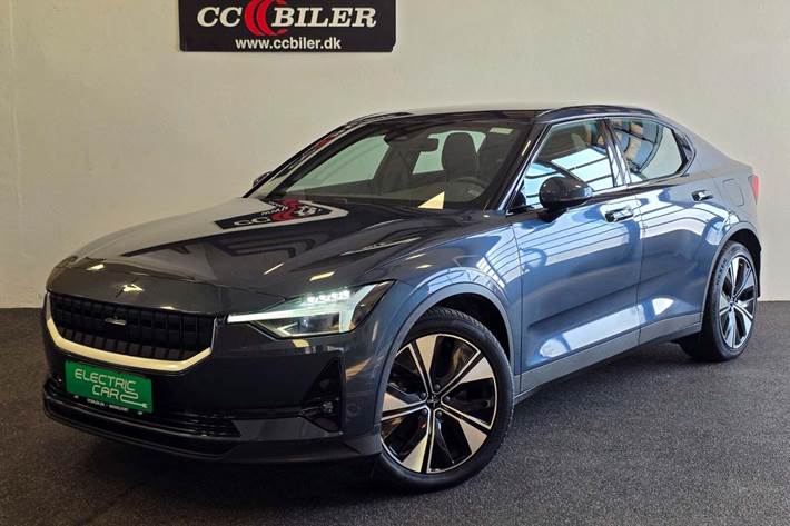 Blå Polestar 2 fra 2023