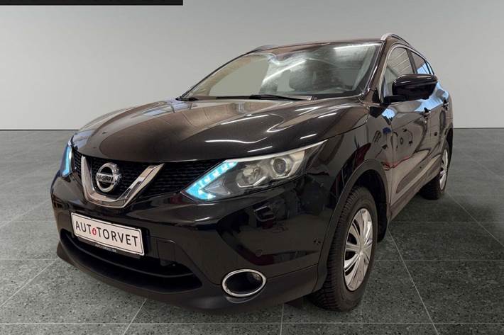 Sort Nissan Qashqai fra 2014 set udefra