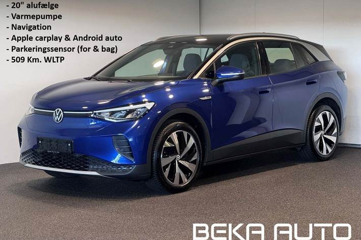 Blå VW ID.4 fra 2022