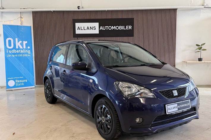 Blå Seat Mii fra 2016