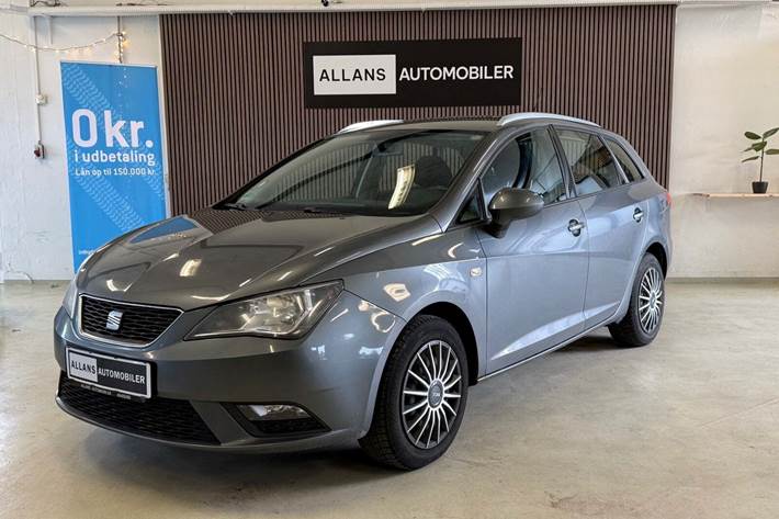 Grå Seat Ibiza fra 2013