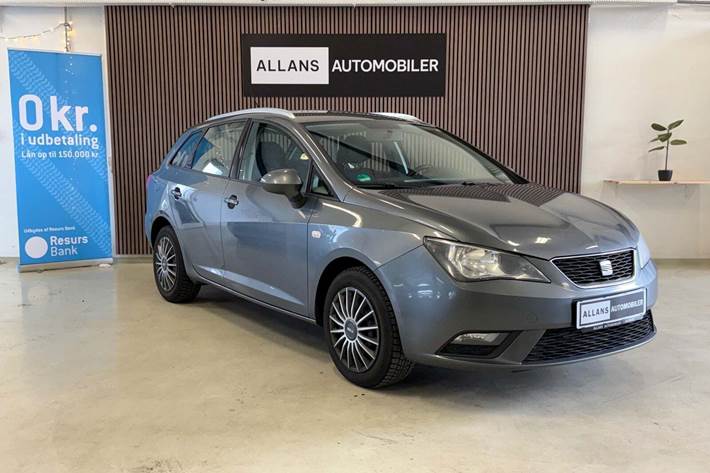 Grå Seat Ibiza fra 2013