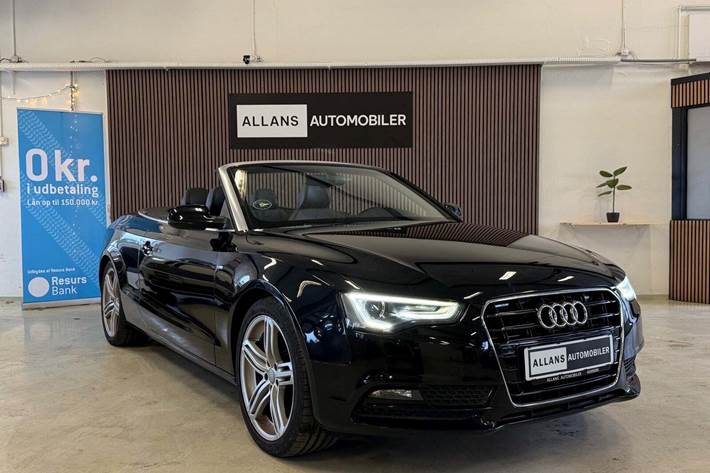Sort Audi A5 fra 2012