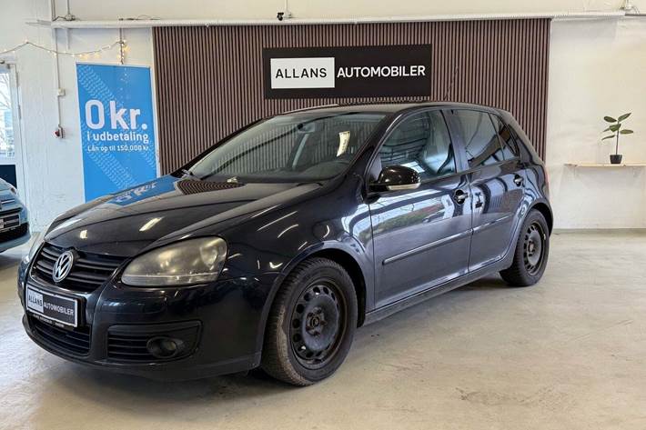 Sort VW Golf V fra 2007