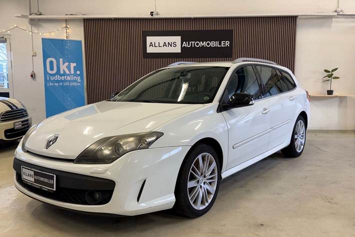 Hvid Renault Laguna III fra 2009