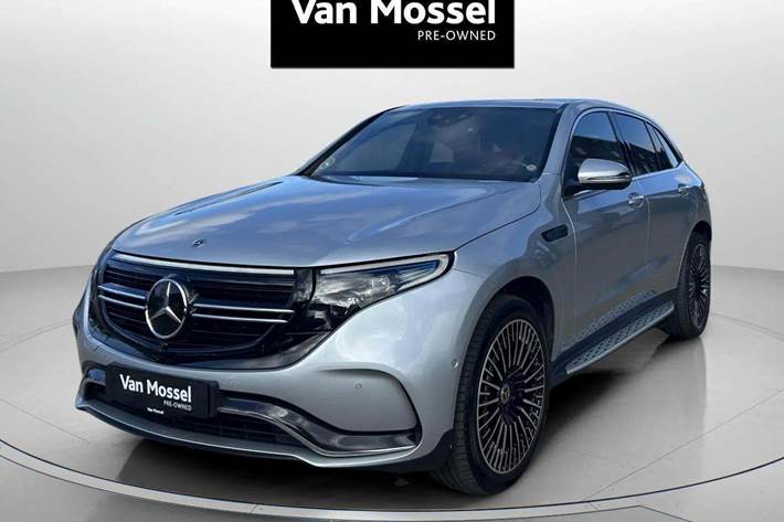 Sølv Mercedes EQC400 fra 2021