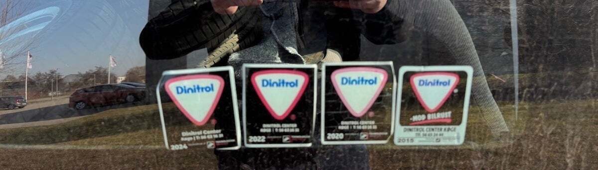 Rød Toyota Aygo fra 2008