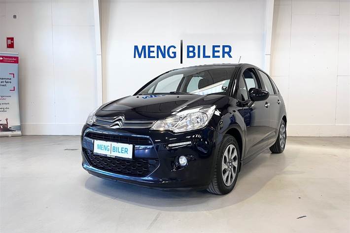 Blå Citroën C3 fra 2015