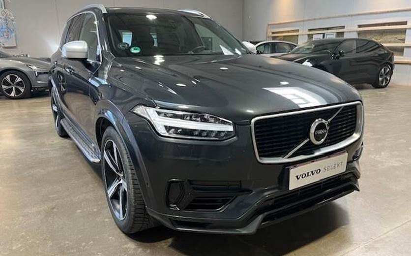 Volvo XC90 2,0 7 Sæder T8 Recharge Plugin-hybrid R-design AWD 390HK 5d 8g Aut.