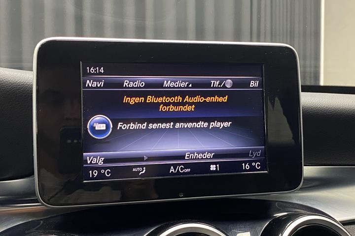 Sort Mercedes C200 d fra 2015