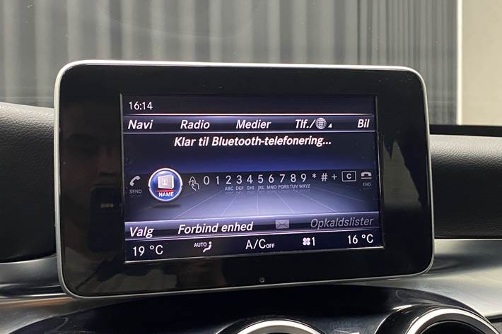 Sort Mercedes C200 d fra 2015