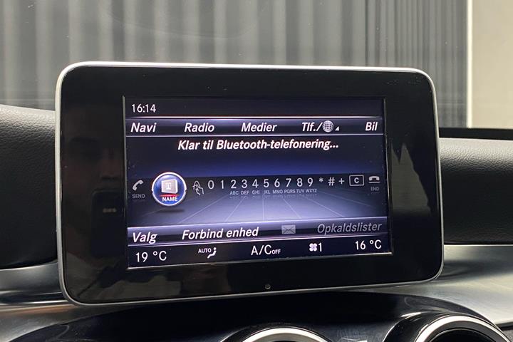 Sort Mercedes C200 d fra 2015