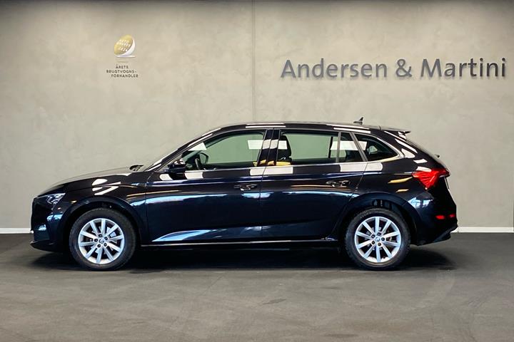 Sort Skoda Scala fra 2020