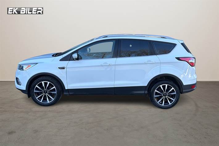 Hvid Ford Kuga fra 2017