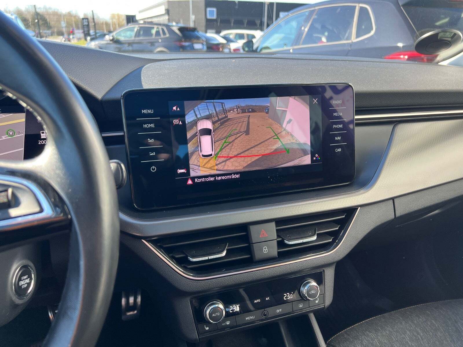 Grøn Skoda Kamiq fra 2020