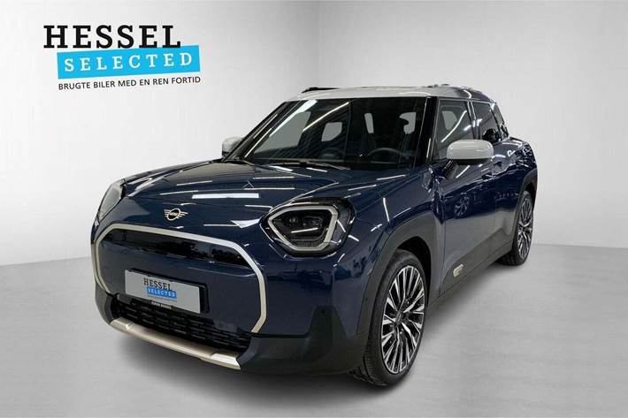 Blå Mini Aceman E fra 2025 set udefra