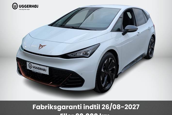 Hvid Cupra Born fra 2025 set udefra