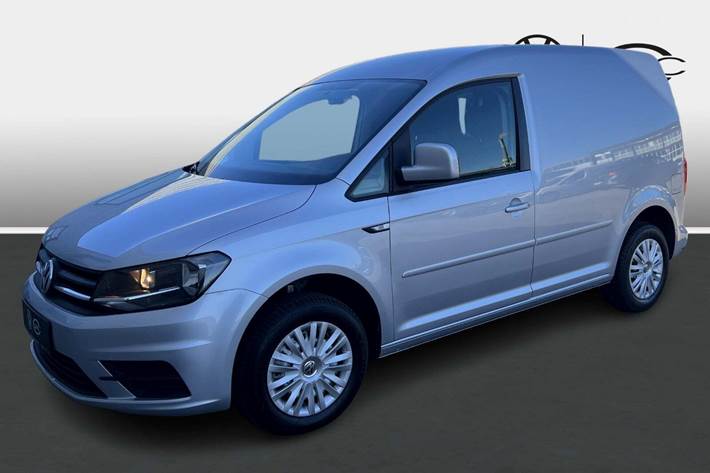 Sølv VW Caddy fra 2018
