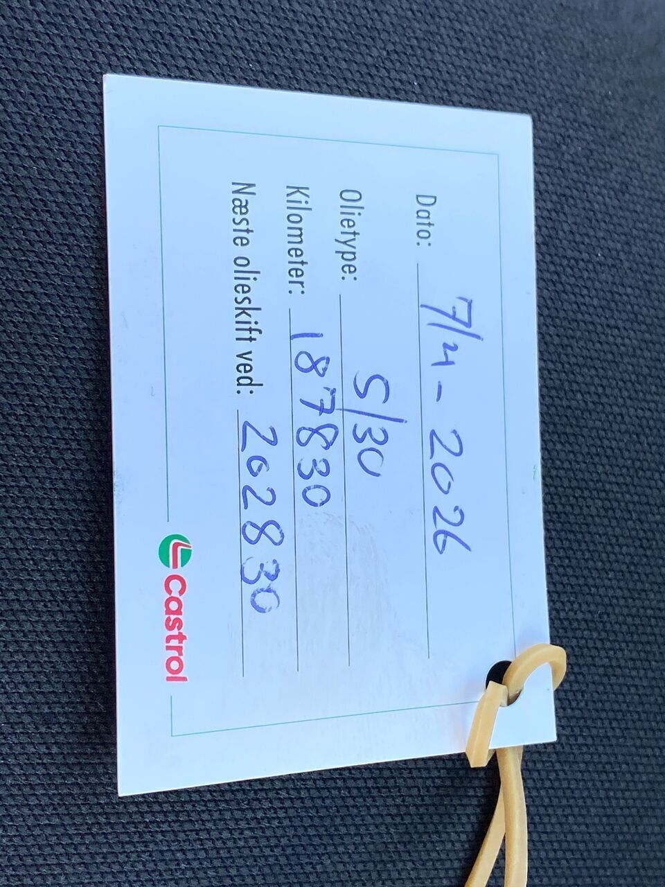 Sort Toyota Aygo fra 2008