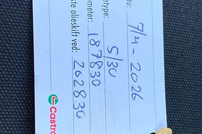 Sort Toyota Aygo fra 2008