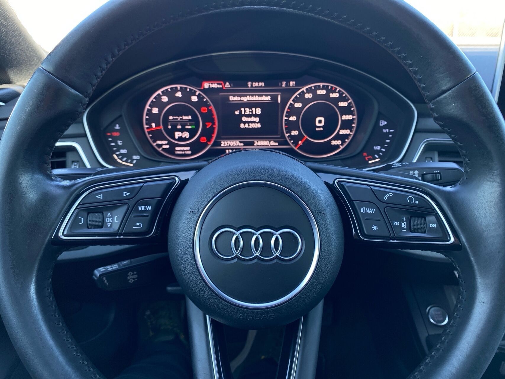 Grøn Audi A5 fra 2018