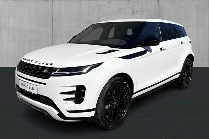 Hvid Land Rover Range Rover evoque fra 2023