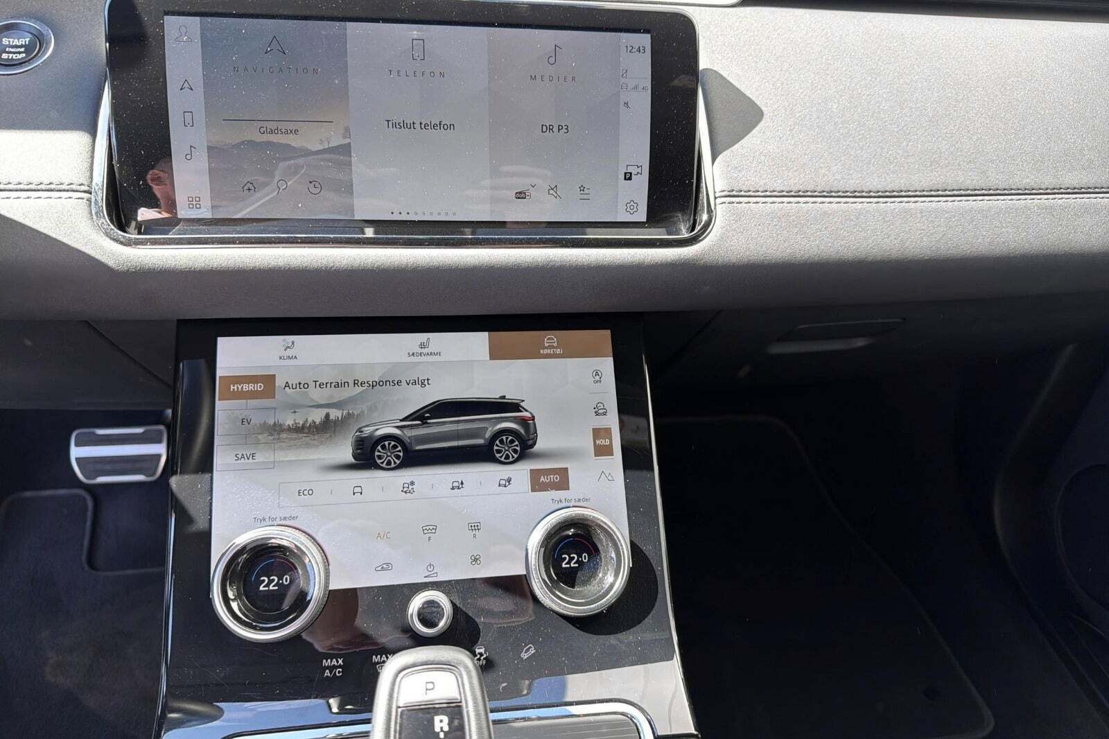 Hvid Land Rover Range Rover evoque fra 2023