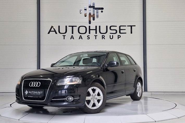 Sort Audi A3 fra 2013