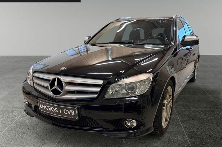 Sort Mercedes C230 fra 2008