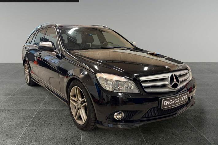Sort Mercedes C230 fra 2008