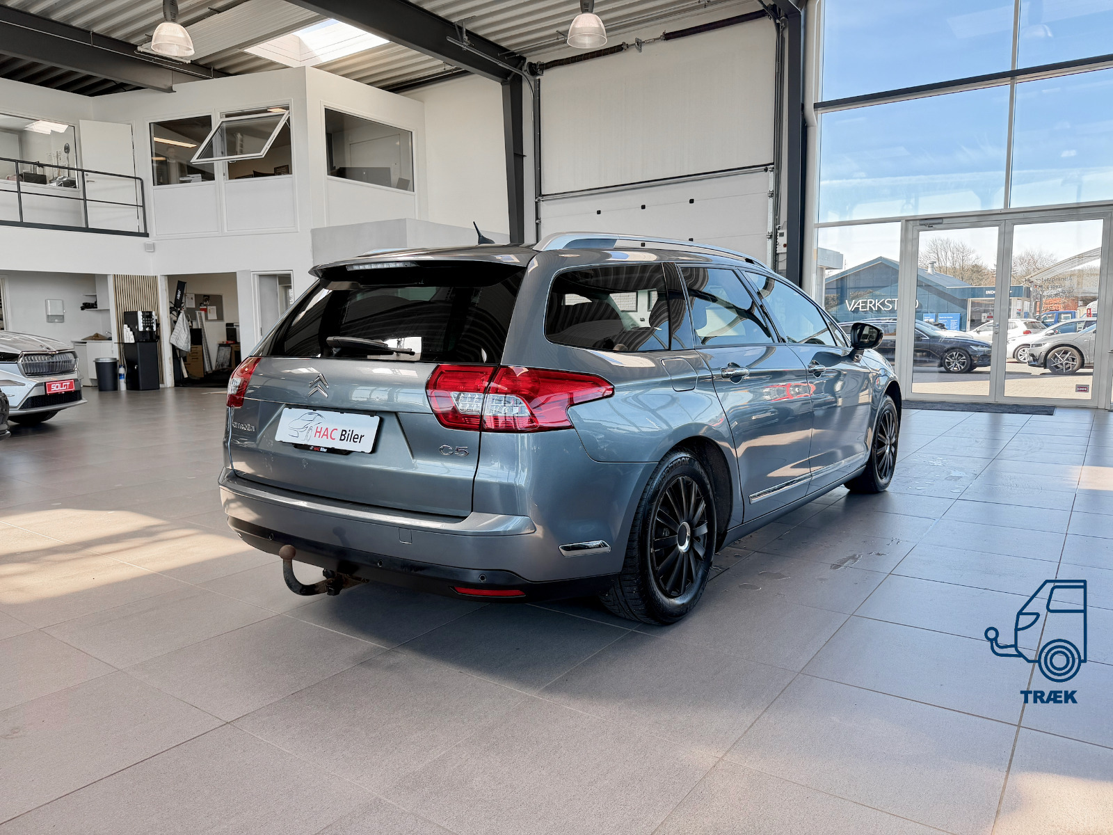 Grå Citroën C5 fra 2012