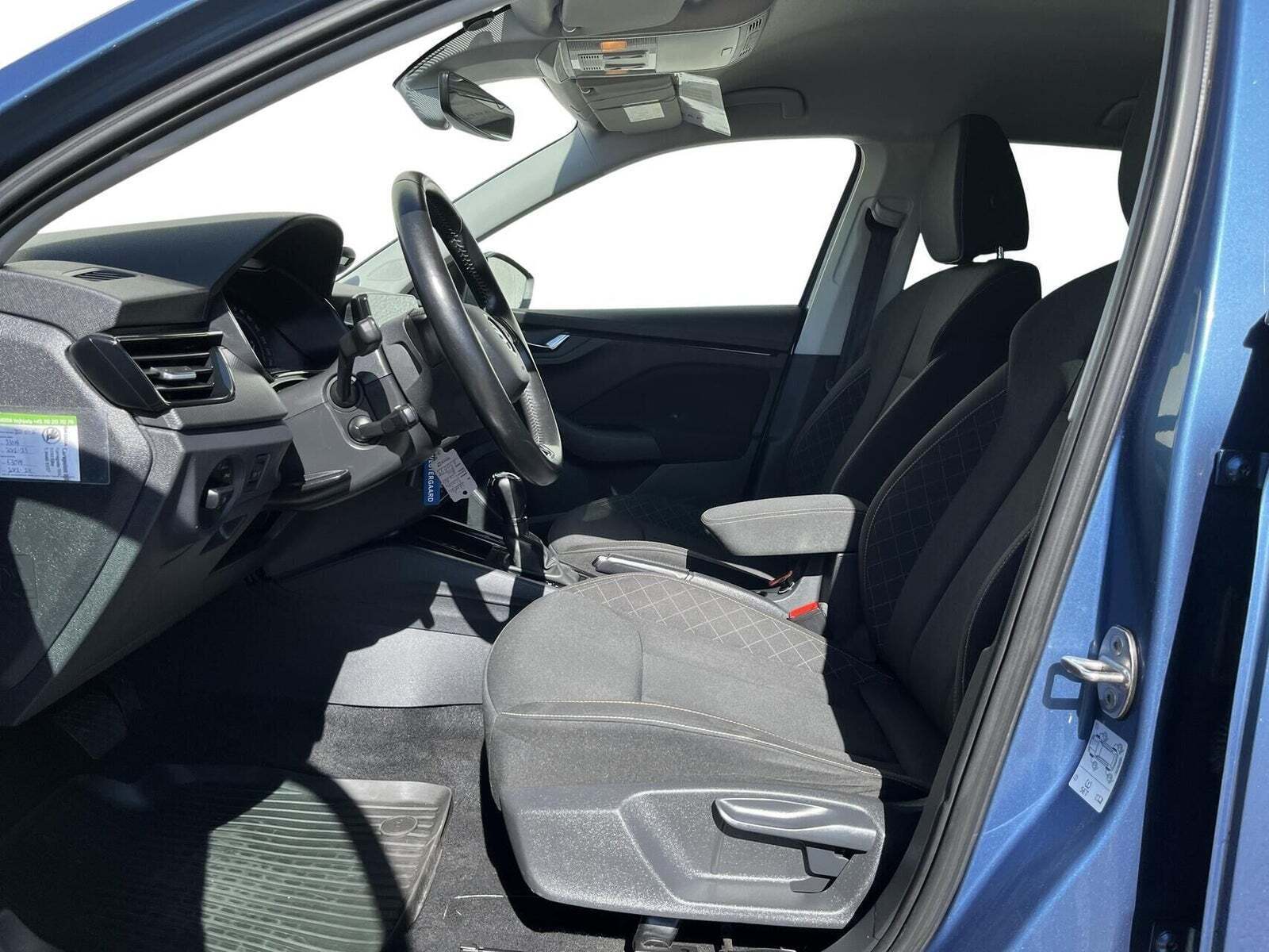 Blå Skoda Scala fra 2021