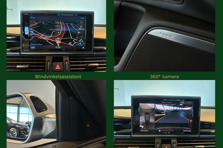 Grå Audi RS6 fra 2014