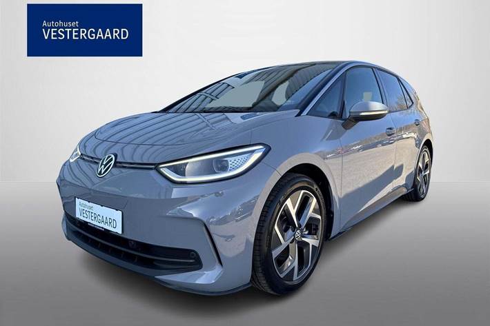 Grå VW ID.3 fra 2023 set udefra