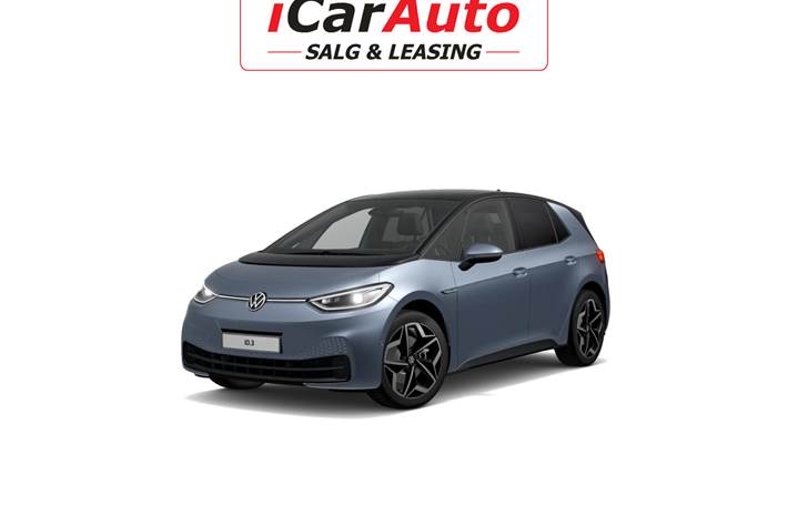 Blå VW ID.3 fra 2023