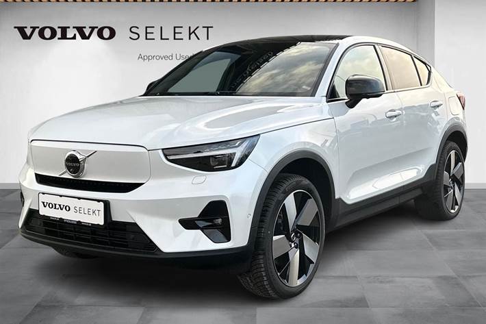 Hvid Volvo C40 fra 2023