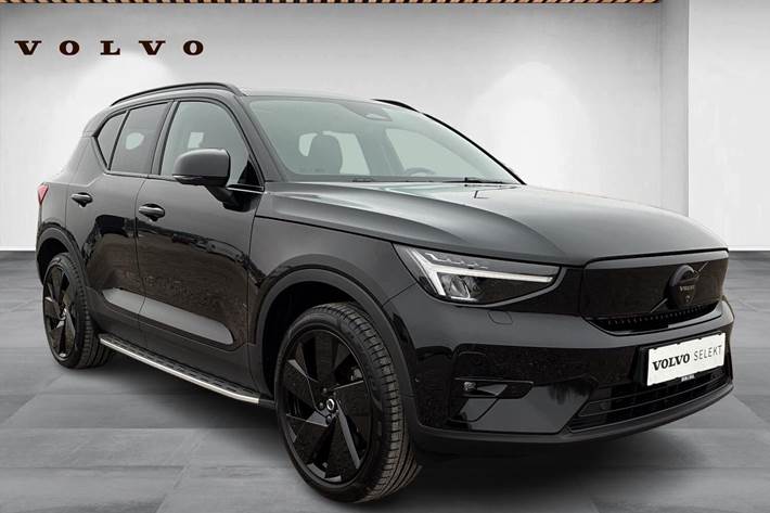 Sort Volvo EX40 fra 2024