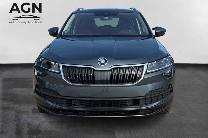 Grå Skoda Karoq fra 2021
