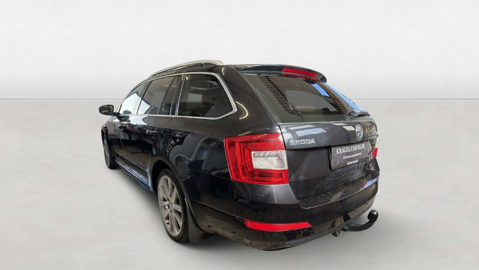 Grøn Skoda Octavia fra 2015