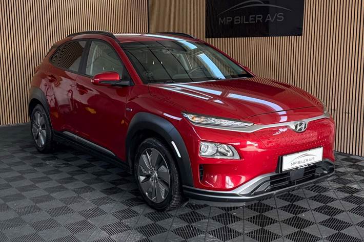 Rød Hyundai Kona fra 2020