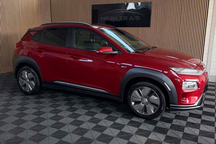 Rød Hyundai Kona fra 2020