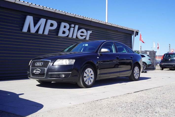 Sort Audi A6 fra 2007