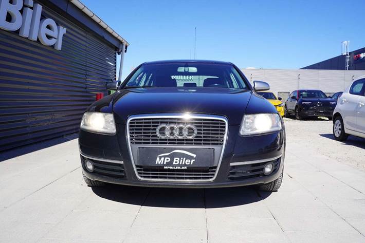 Sort Audi A6 fra 2007