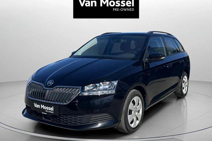 Sort Skoda Fabia fra 2019