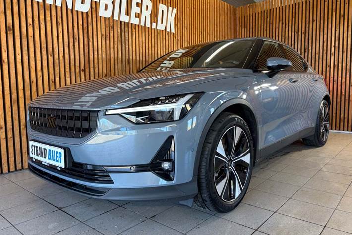 Blå Polestar 2 fra 2023