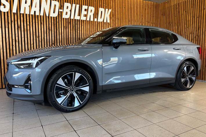 Blå Polestar 2 fra 2023