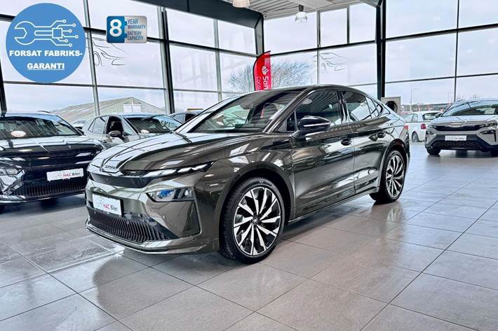 Grøn Skoda Enyaq fra 2026