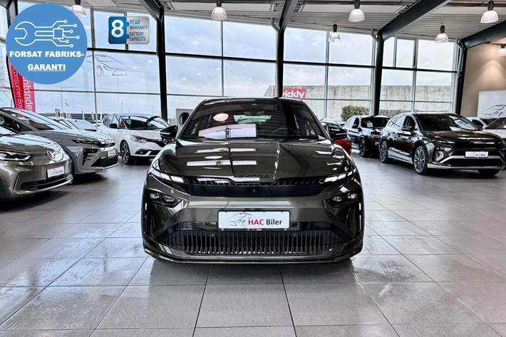 Grøn Skoda Enyaq fra 2026