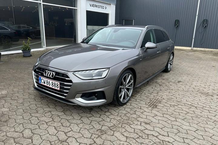 Grå Audi A4 fra 2020